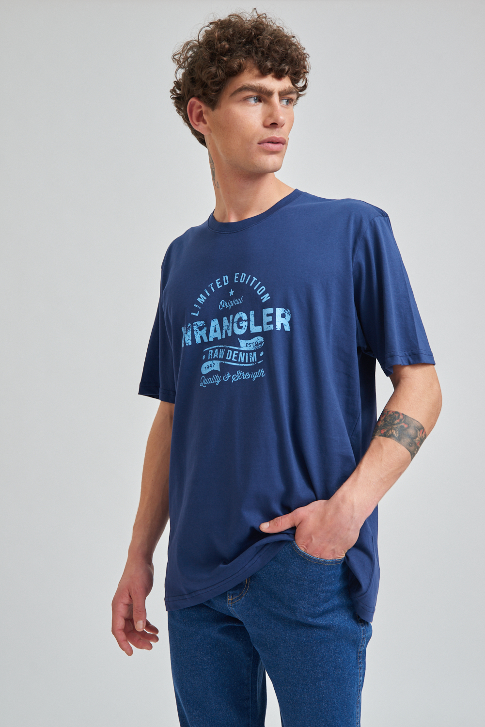 Remera Raw Denim SS